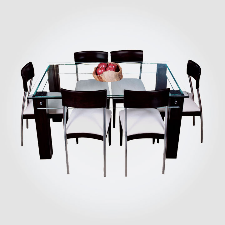 Mesa de comedor y silletas BOBOIS MCB