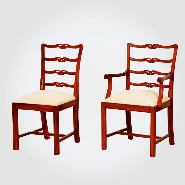 Silleta y silla CHIPPENDALE de escalera SCE